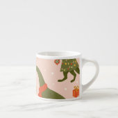 Tasse Expresso Fête de Noël Dino : Tree Rex (Droite)