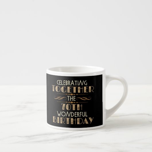 Tasse Expresso fête le 70e anniversaire (Droite)