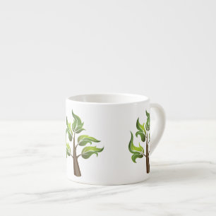 Tasse Expresso Feuille chic