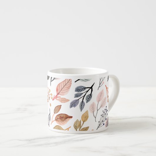 Tasse Expresso feuille d'arbre (Devant droit)