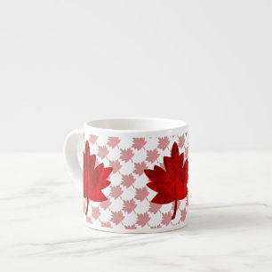 Tasse Expresso Feuille d'érable du Canada par Shirley Taylor
