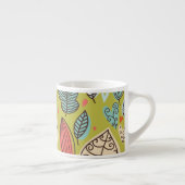 Tasse Expresso Feuilles colorés (Droite)