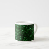 Tasse Expresso feuilles de l'arbre de Noël (Devant droit)