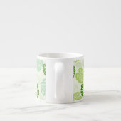 Tasse Expresso Feuilles de Monstera (Dos)