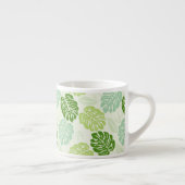 Tasse Expresso Feuilles de Monstera (Droite)