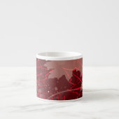 Tasse Expresso Feuilles Dorées 1 (Devant)