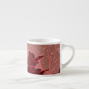 Tasse Expresso Feuilles Dorées 1