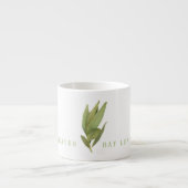 Tasse Expresso FEUILLES FRAÎCHES DE LAURIER Pot à expresso (Devant)