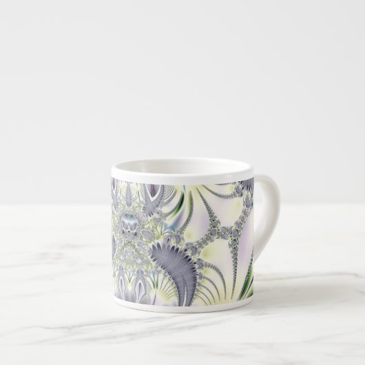 Tasse Expresso Feuilles violettes (Devant droit)