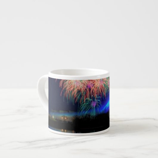 Tasse Expresso Feux d'artifice (Devant gauche)
