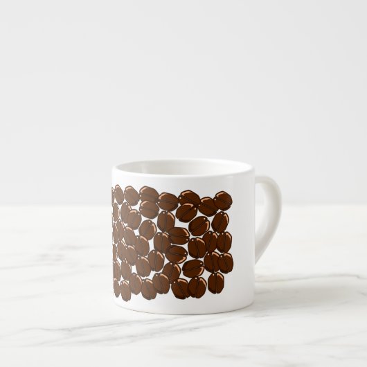 Tasse Expresso Fèves de café (Devant droit)