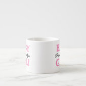 Tasse Expresso Fier Grand-Père Bébé Cadeaux Fille (Devant)