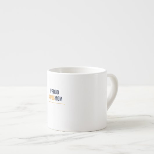 Tasse Expresso Fier mère carlin (Devant droit)