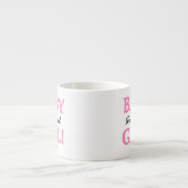 Tasse Expresso Fier Papa Bébé Fille Cadeaux (Devant)