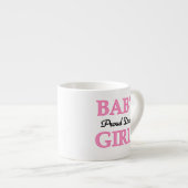 Tasse Expresso Fier Papa Bébé Fille Cadeaux (Devant droit)