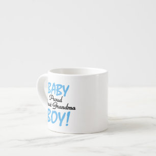 Tasse Expresso Fière Grand Grand Grand Mamie Bébé Cadeaux Garçon