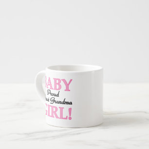 Tasse Expresso Fière grand grand grand-mère bébé cadeaux de fille