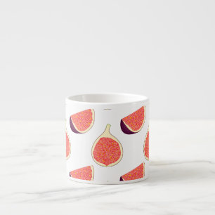 Tasse Expresso Fig mauve : motif coloré