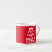 Tasse Expresso Figarations Garder Calme Figaro Car Espresso Cup (Devant droit)