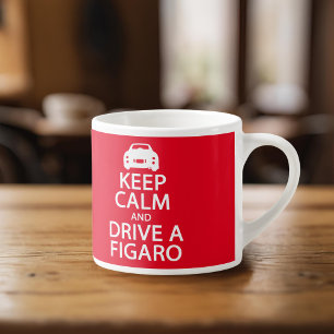Tasse Expresso Figarations Garder Calme Figaro Car Espresso Cup