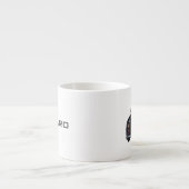 Tasse Expresso Figarines Nom Black Figaro Car Espresso Cup (Devant)