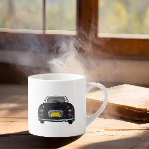 Tasse Expresso Figarines Nom Black Figaro Car Espresso Cup