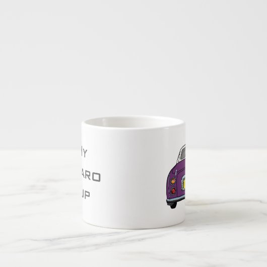 Tasse Expresso Figarines Nom Purple Figaro Car Espresso Cup (Devant)