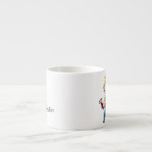 Tasse Expresso Figure de stylet de construction (Devant)