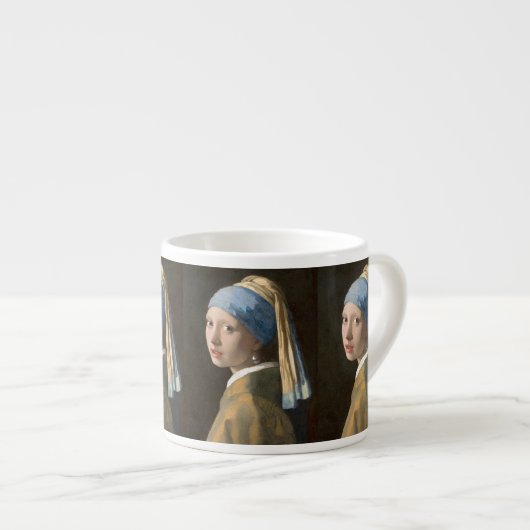 Tasse Expresso Fille avec l'oreille perle (Devant droit)