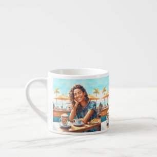 Tasse Expresso Fille avec pause café