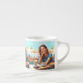 Tasse Expresso Fille avec pause café (Droite)