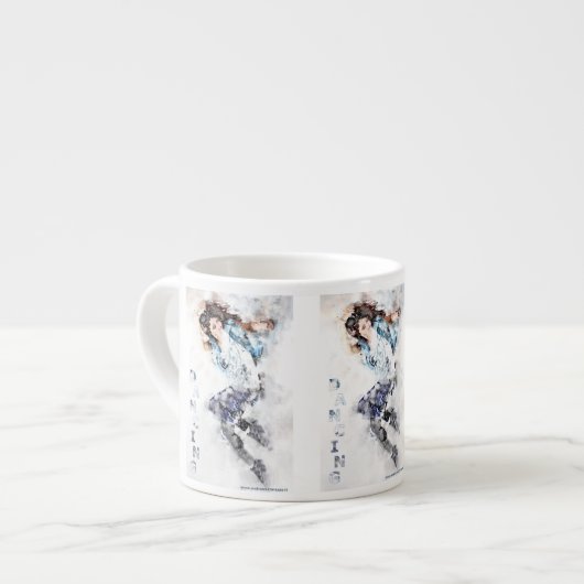 Tasse Expresso Fille dansante  (Devant gauche)