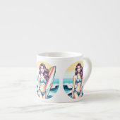Tasse Expresso Fille Sport & Surf (Devant droit)