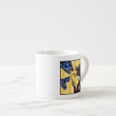 Tasse Expresso Fishhook - Pop Goth Nightmare Surreal Art 6 oz (Devant droit)