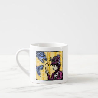 Tasse Expresso Fishhook - Pop Goth Nightmare Surreal Art 6 oz