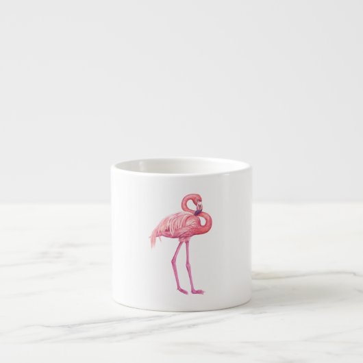 TASSE EXPRESSO FLAMANT ROSE 2 (Devant)