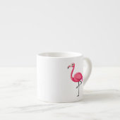 Tasse Expresso Flamant Rose de Style Cartoon (Devant droit)