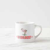 Tasse Expresso Flamant rose drôle (Droite)