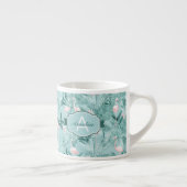 Tasse Expresso Flamant rose Orchidée Tropical Motif Turquoise ID8 (Droite)