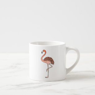 Tasse Expresso Flamant rose rose Lineart-57667