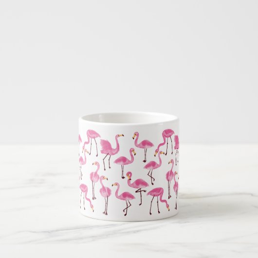 Tasse Expresso Flamants roses roses (Devant)