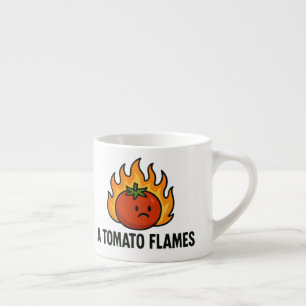Tasse Expresso flammes de tomate