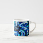 Tasse Expresso Fleur bleue (Droite)