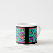 Tasse Expresso Fleur bleue (Devant droit)