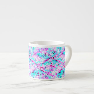 Tasse Expresso Fleur brisée Un design lumineux coloré