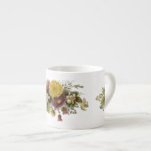 Tasse Expresso Fleur de chrysanthème mère florale (Devant droit)