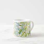 Tasse Expresso Fleur de printemps, floral doux (Devant droit)