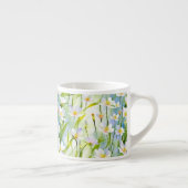 Tasse Expresso Fleur de printemps, floral doux (Droite)