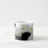 Tasse Expresso Fleur d'orchidée blanche (Devant)