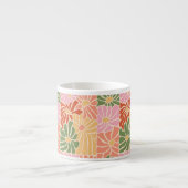 Tasse Expresso Fleur groovy rétro (Devant)